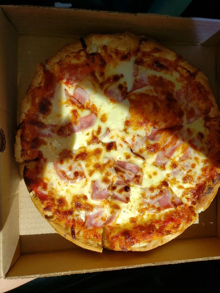 Ham and Cheese Pizza
